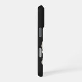 Skeleton Holding a Rose – Artistic Gothic Sticker iPhone Hoesje (Rechterkant)