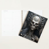 Skeleton Horror Planner van de schedel (Display)