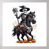 Skeleton Horse Rider Poster (Voorkant)