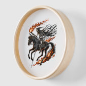 Skeleton Horseman Riding Flaming Horse (Hoek)