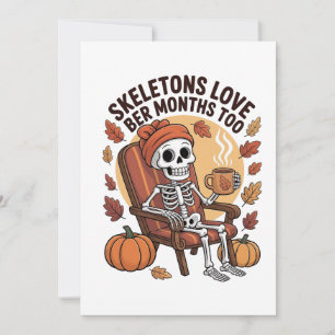 Skeleton houdt ook van Ber Maanden Te Spookachtig  Kaart