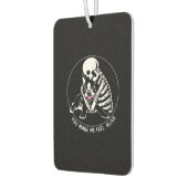 SKELETON HUG BOSTON TERRIER JE MAAKT ME LEVEN LUCHTVERFRISSER (Links)