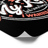 Skeleton I Love My Kids But Sometimes I W Square U Poster (Hoek)