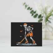 Skeleton Ice Hockey Halloween Boys Funny Halloween (Staand voorkant)