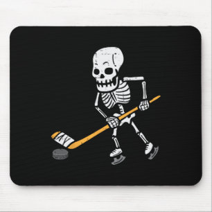 Skeleton Ice Hockey Halloween Costume Spor Mannen  Muismat