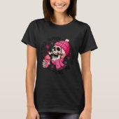 Skeleton It's Cold Outside Like My Heart Valentine T-shirt (Voorkant)