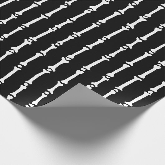 Skeleton Jail Botten Wrapping Paper Cadeaupapier (Hoek)