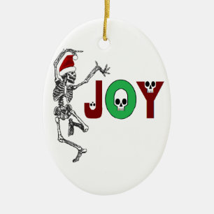 Skeleton Joy Keramisch Ornament