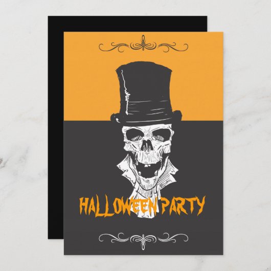 Skeleton Kaart (Voorkant / Achterkant)