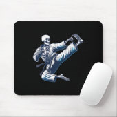 Skeleton Karate Trap Vechtkunst Kickboksen Mma V Muismat (Met muis)