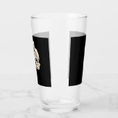 Skeleton Kat Schedel kitty Cute Halloween Design C Glas (Links)