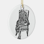 Skeleton Keramisch Ornament (Rechts)