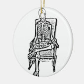 Skeleton Keramisch Ornament (Links)