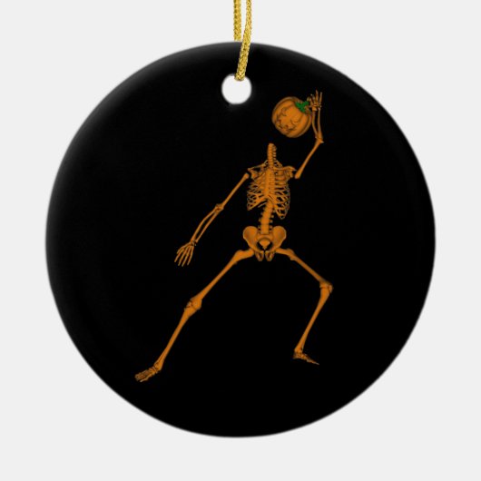Skeleton Keramisch Ornament (Voorkant)