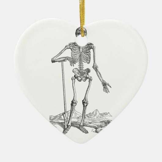 Skeleton Keramisch Ornament (Voorkant)