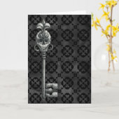 Skeleton Key 3-Kaart Kaart (Gele Bloem)