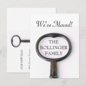 Skeleton Key Bewegende Aankondiging Briefkaart (Voorkant / Achterkant)