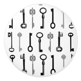  Skeleton Key Ceramic Knob Keramische Knop
