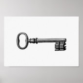  Skeleton Key Illustratie Poster (Voorkant)