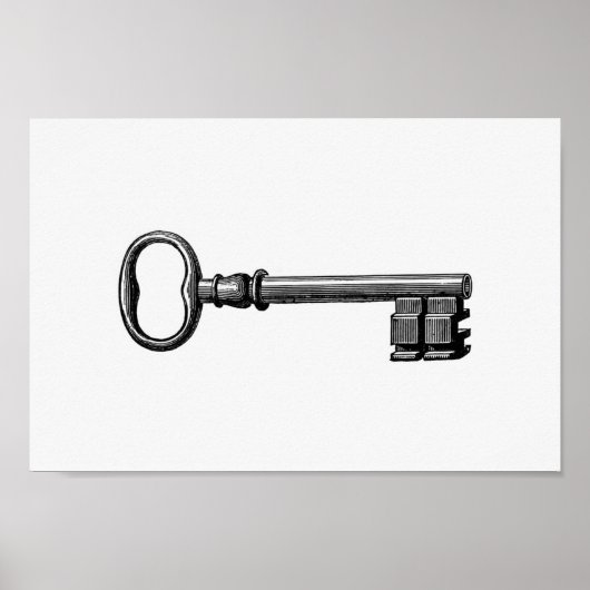  Skeleton Key Illustratie Poster (Voorkant)