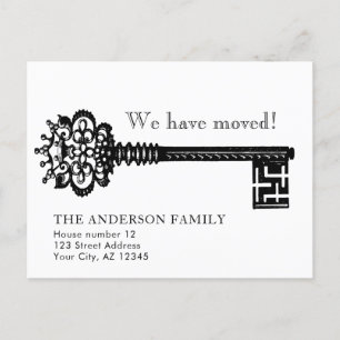  Skeleton Key Moving Announge Briefkaart