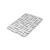  Skeleton Key Pattern Bath Mat (Gekanteld)