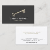 SKELETON KEY VISITEKAARTJE VOOR AUTEURS, WRITERS I (Voorkant / Achterkant)