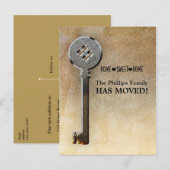 Skeleton Key-We hebben een nieuwe thuisaankondigin Aankondigingskaart (Voorkant / Achterkant)