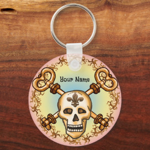 Skeleton Keys Biker Sleutelhanger