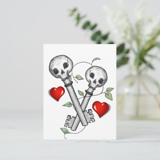 Skeleton Keys Briefkaart (Staand voorkant)