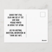 Skeleton Keys Briefkaart (Achterkant)