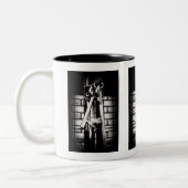 Skeleton Keys en Brick Wall Tweekleurige Koffiemok (Links)