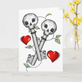 Skeleton Keys Kaart (Gele Bloem)