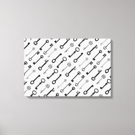  Skeleton Keys op Canvas