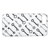  Skeleton Keys Patroon Case-Mate iPhone Case (Achterkant (Horizontaal))