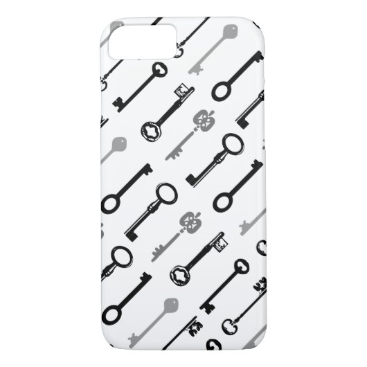  Skeleton Keys Patroon Case-Mate iPhone Case (Achterkant)