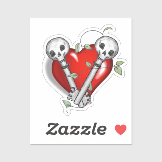 Skeleton Keys Sticker (Vel)