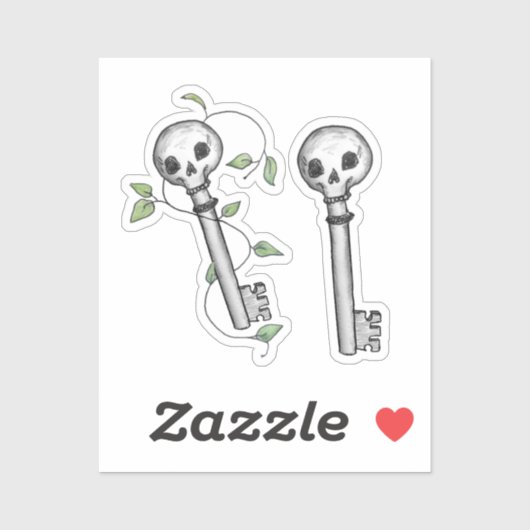 Skeleton Keys Sticker (Vel)