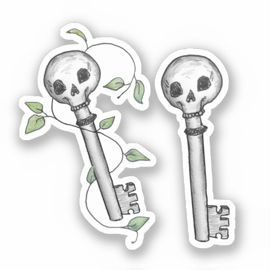 Skeleton Keys Sticker (Voorkant)