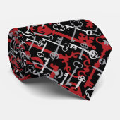 Skeleton Keys Stropdas (Opgerold)