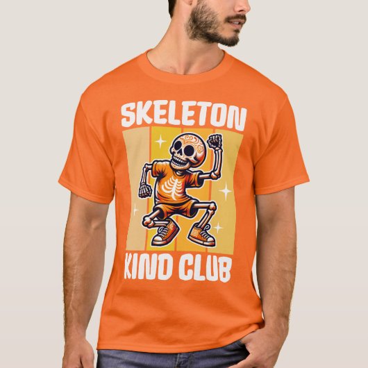 Skeleton Kind Club T-shirt (Voorkant)