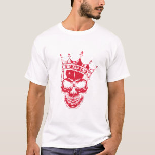 Skeleton King of Skeleton Prince T-shirt in het ro