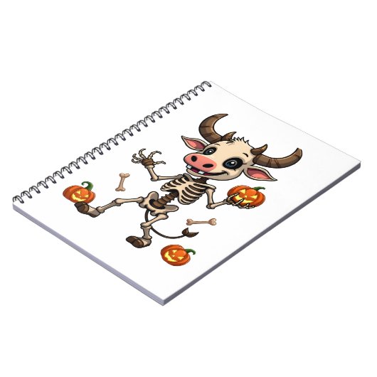 Skeleton Koe Parade Notitieboek (Linkerzijde)