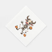 Skeleton Koe Parade Servet (Hoek)