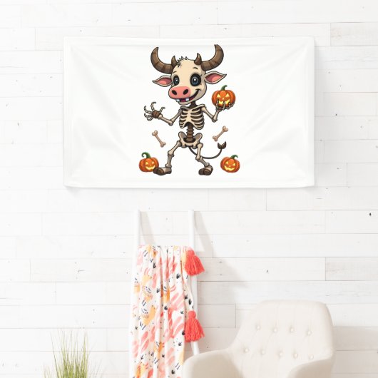 Skeleton Koe Parade Spandoek (Insitu)