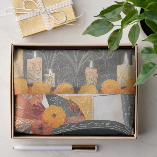 Skeleton Lady La Catrina Day of the Dead Decoupage Tissuepapier (Geschenk)