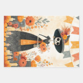 Skeleton Lady La Catrina Day of the Dead  Inpakpapier Vel (Voorkant 2)