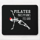 Skeleton Lates Makes My Bones Feel Good Meditation Muismat (Voorkant)