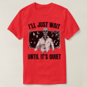 Skeleton leraar Halloween Ik wacht tot het Qu is T-shirt (Design voorkant)
