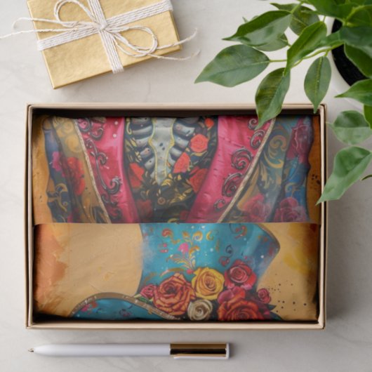 Skeleton leven1 tissuepapier (Geschenk)